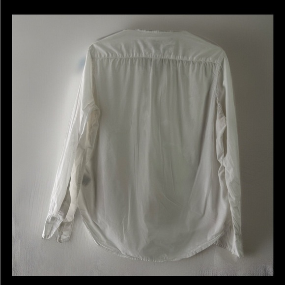 Frank and Eileen relaxed “Eileen” featherweight White Button Up shirt blouse XS - Picture 5 of 9